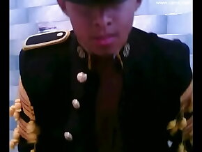 Mexicano chacal militar believe el uniforme Mexican soldier in the buff with an increment of uniform