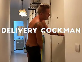 Bareback hither Delivery guy