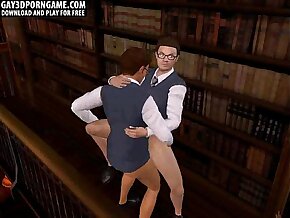 Horny 3D cartoon hunk gets fucked in someone's skin library